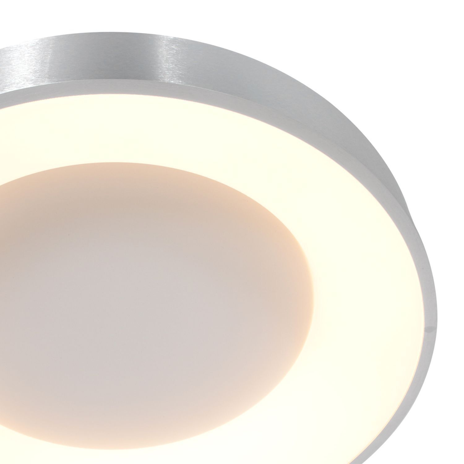 Blendarme LED plafonnier en argent blanc Ø30 cm rond