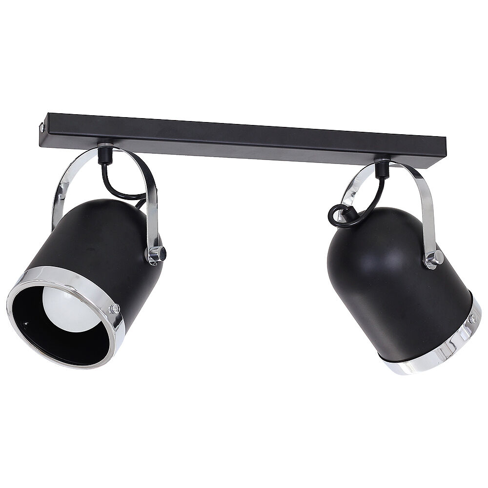 Spot NEO en noir 2-flmg Beleuchtung, Lampe, Fön, Gerät, Elektrisches Gerät