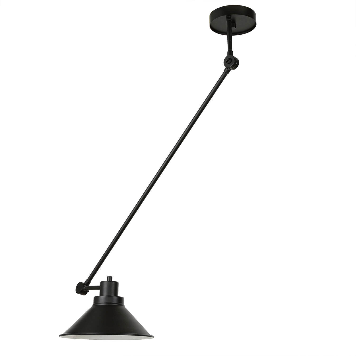 Plafonnier noir SIMONA Salon Bureau Lampe