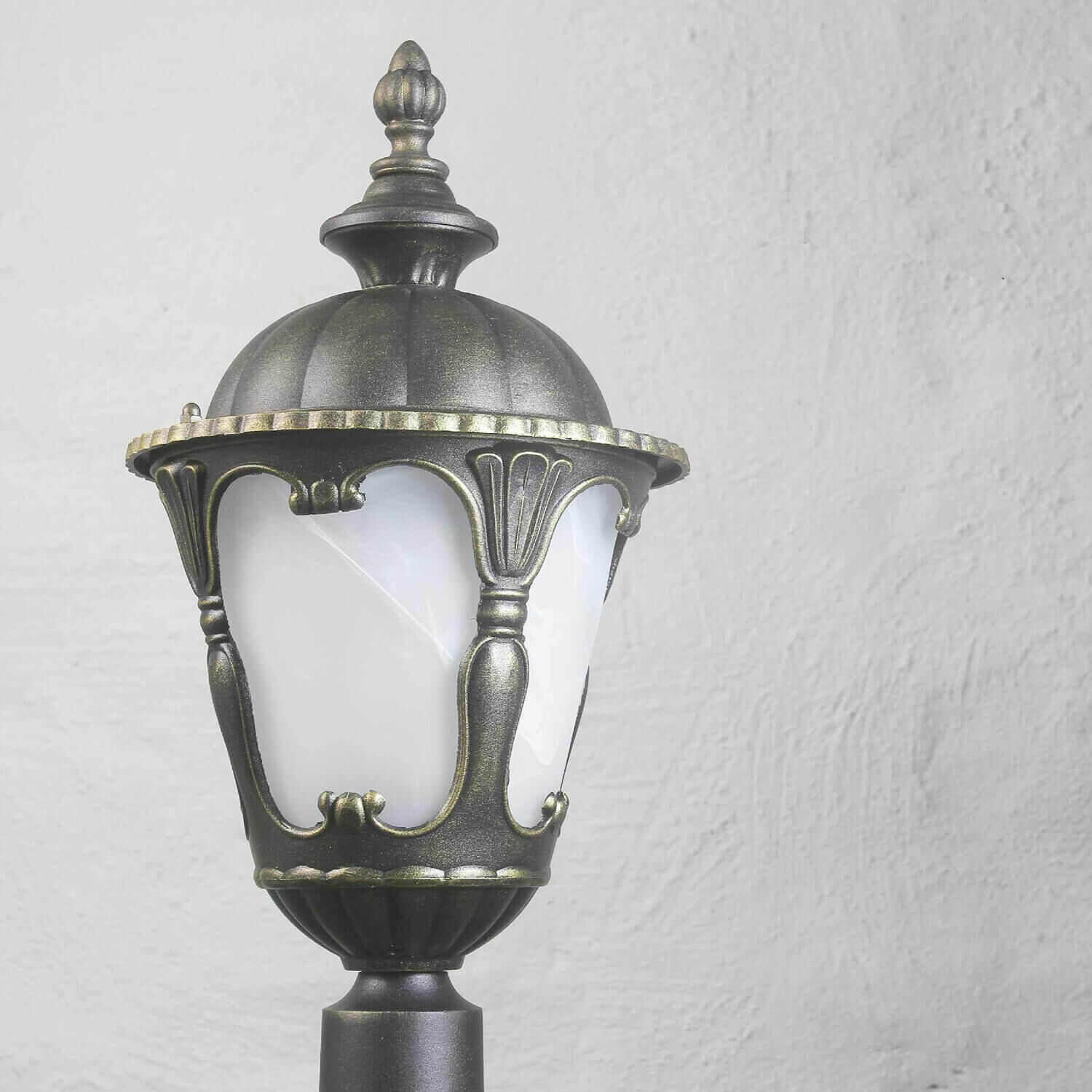 Lampadaire d'extérieur TYBR 1,2m résistant aux intempéries E27 Antique