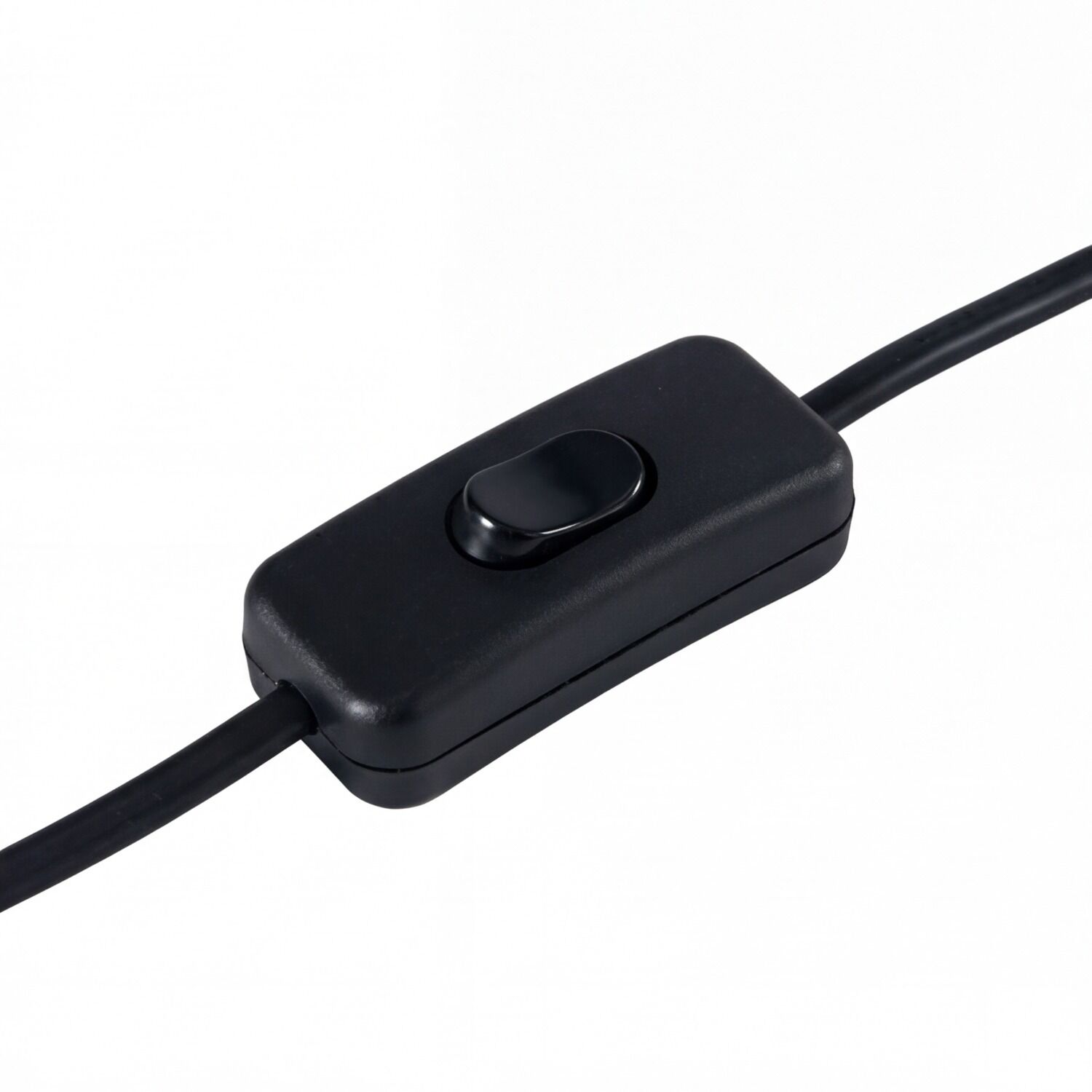 Tischleuchte Rauchglas Metall Schwarz E27 28 cm Ø32 cm Schalter, Kontrollschalter, Kabel, Schalterplatte, Schaltsystem