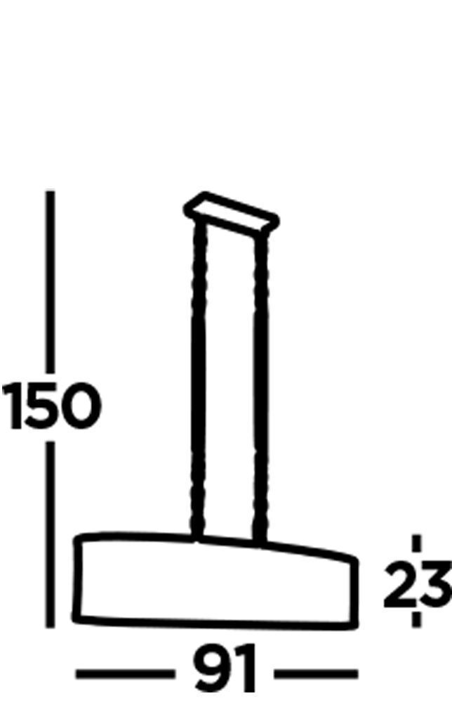 Hängeleuchte Metall Mesh B: 91 cm 4x E27 in Gold Rauchrohr
