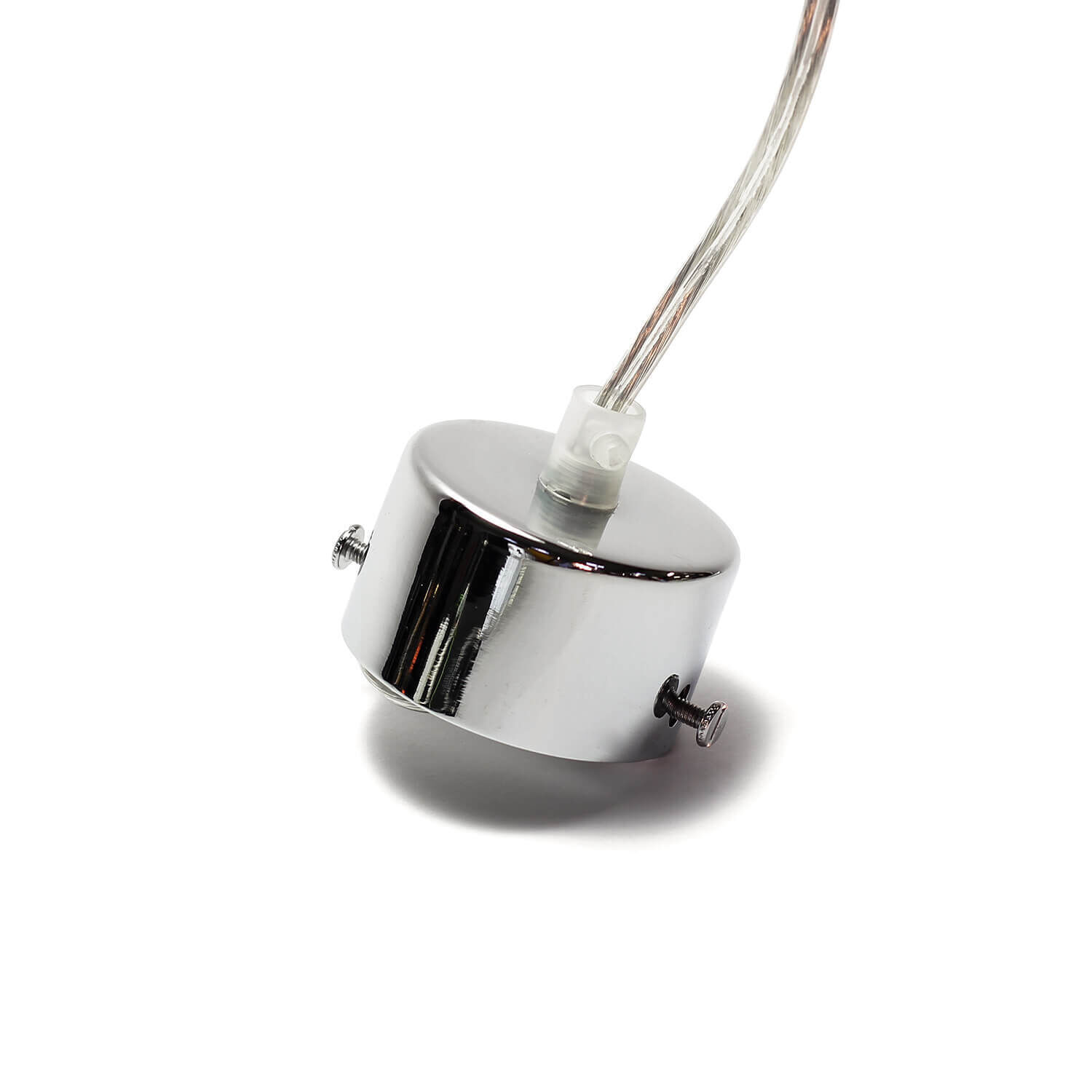 Lampe à suspendre en métal table à manger en chrome Ø5,5cm GU10 Schraube, Zubehör, mikrofon, Rauchrohr, Adapter