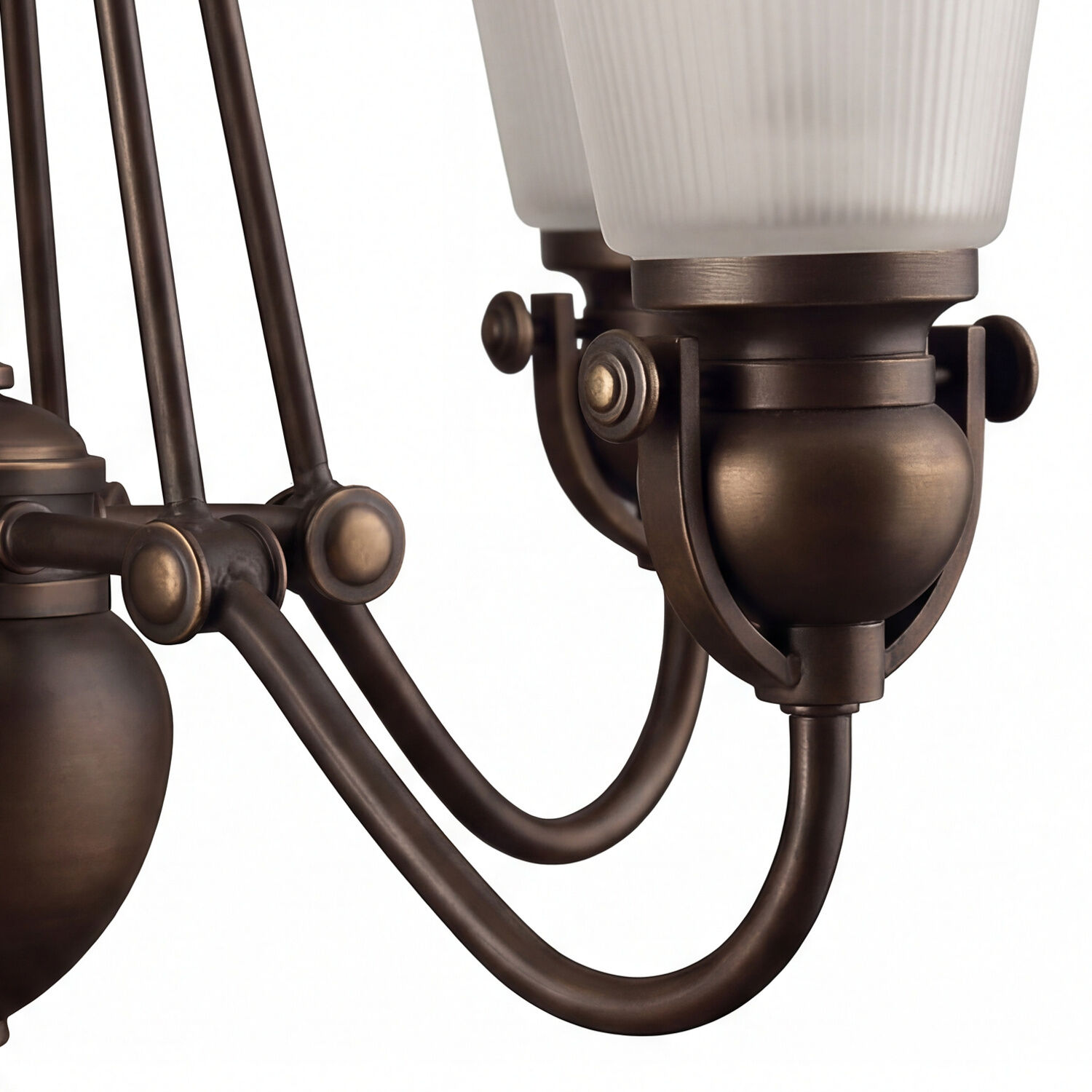 haengeleuchte-pendelleuchte-haengelampe-anabell-7-6-flammig-bronze-antik-beige-vintage-industrie-04 Kronleuchter, Bronzefinish, Gekrümmte Arme, Glasschirm, Hängelampe
