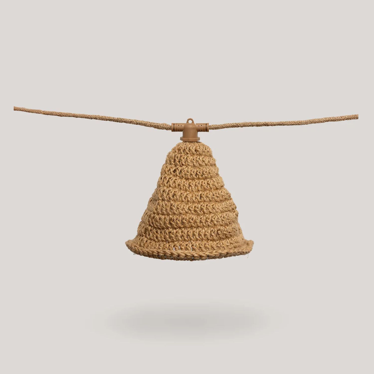 Guirlande lumineuse solaire à LED Jardin 5m de long Outdoor Jute IP44