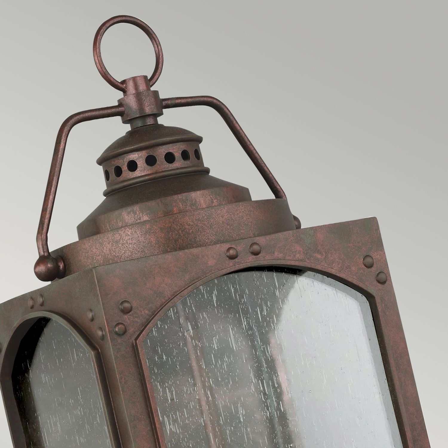 Lampe d'extérieur mur en cuivre antique rustique vintage IP44
