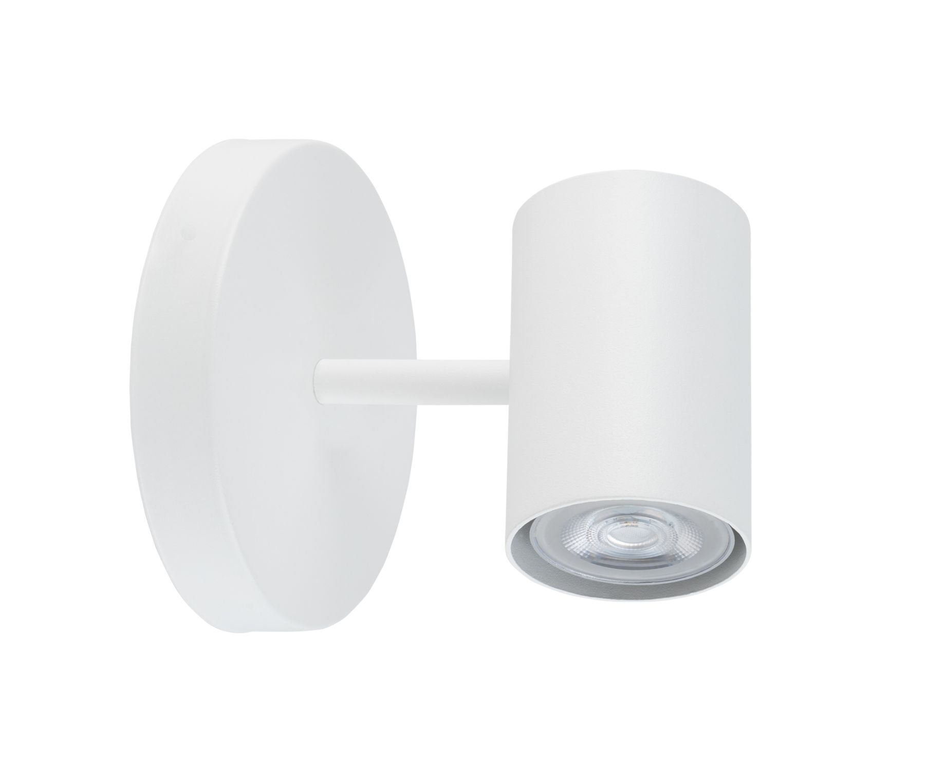 Applique blanche Métal Cylindre L:10 cm GU10 étroit