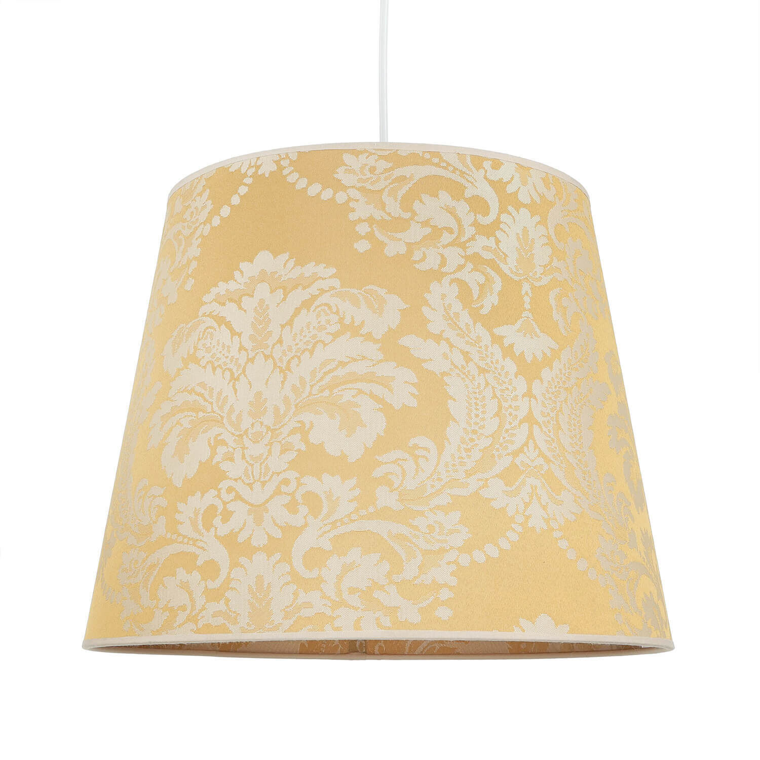 Abat-jour tissu or motif E27 Lampe à suspendre Lampe, Lampenschirm