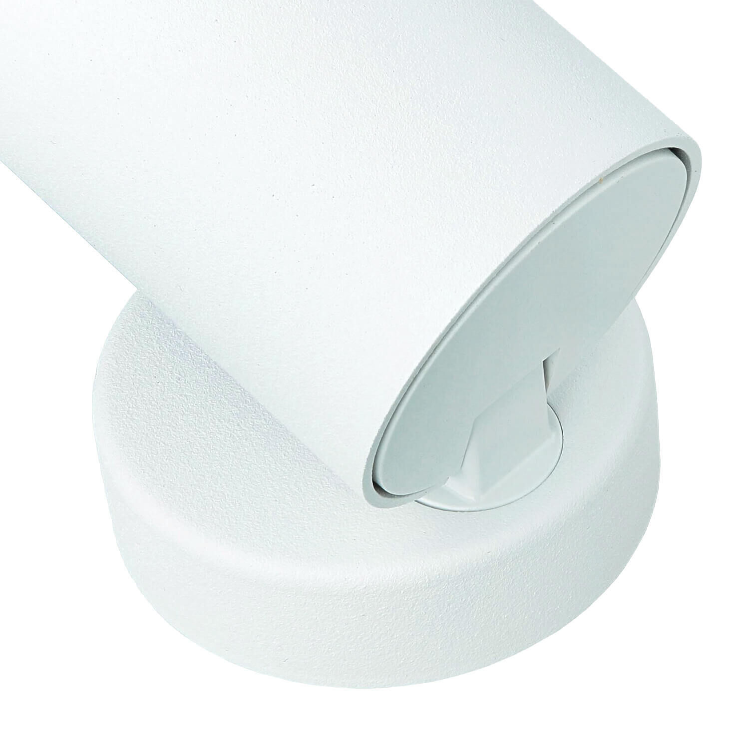 Spot de plafond rond blanc petit H:13cm compact GU10