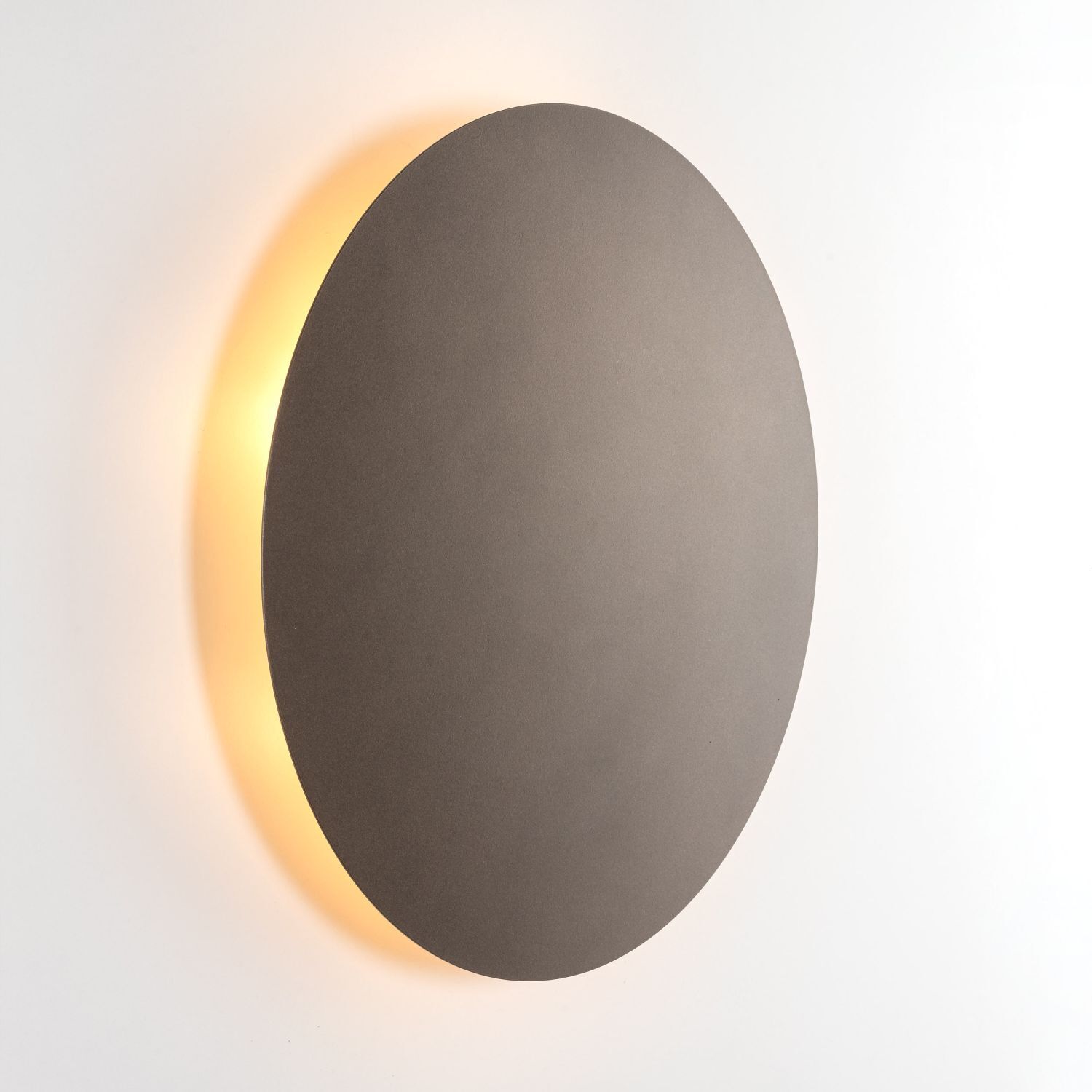 Applique ronde métal Ø 20 cm 2x G9 lumière indirecte brun