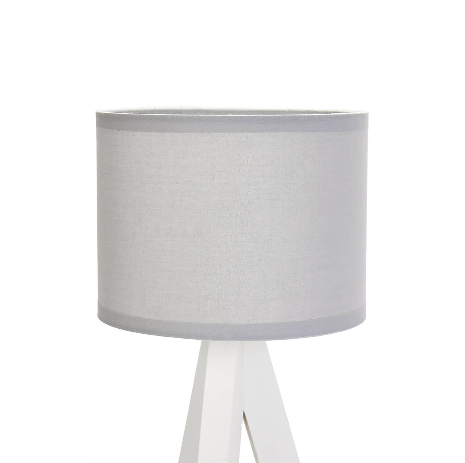 Lampe de table scandinave Gris Blanc Tripode E14