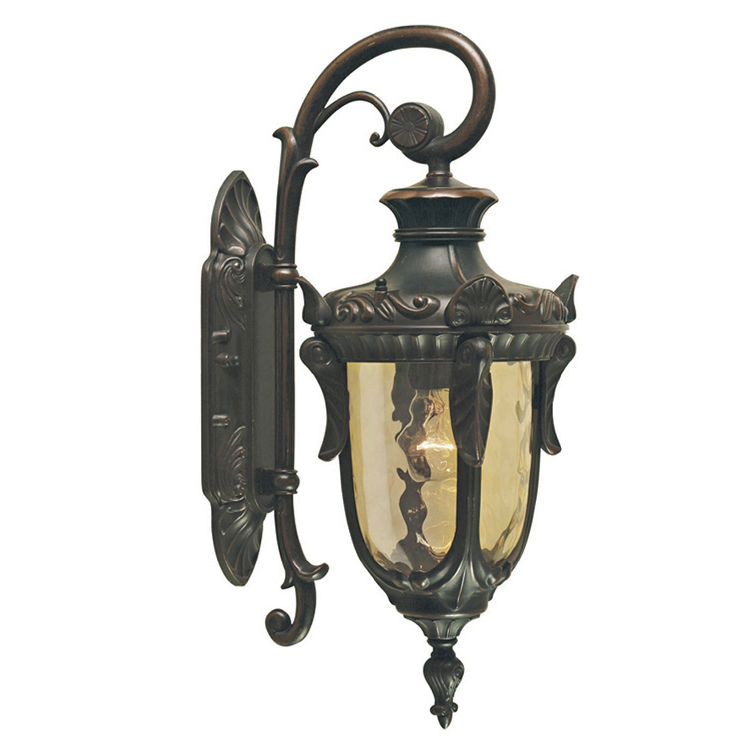 Lampe murale extérieure en bronze rustique IP44 Maison Cour