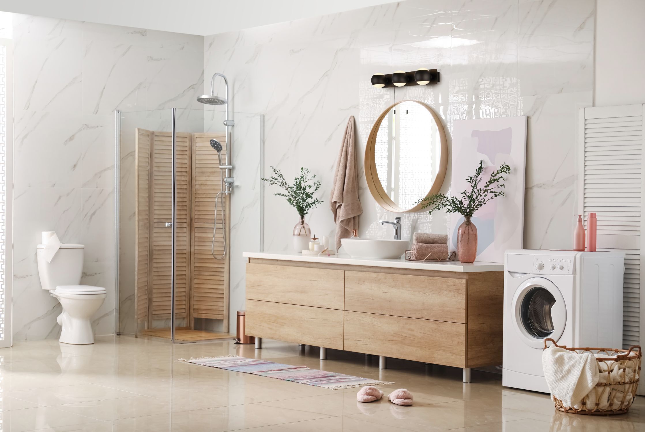Applique Up Down avec interrupteur IP44 3x G9 noir blanc Salle de bain