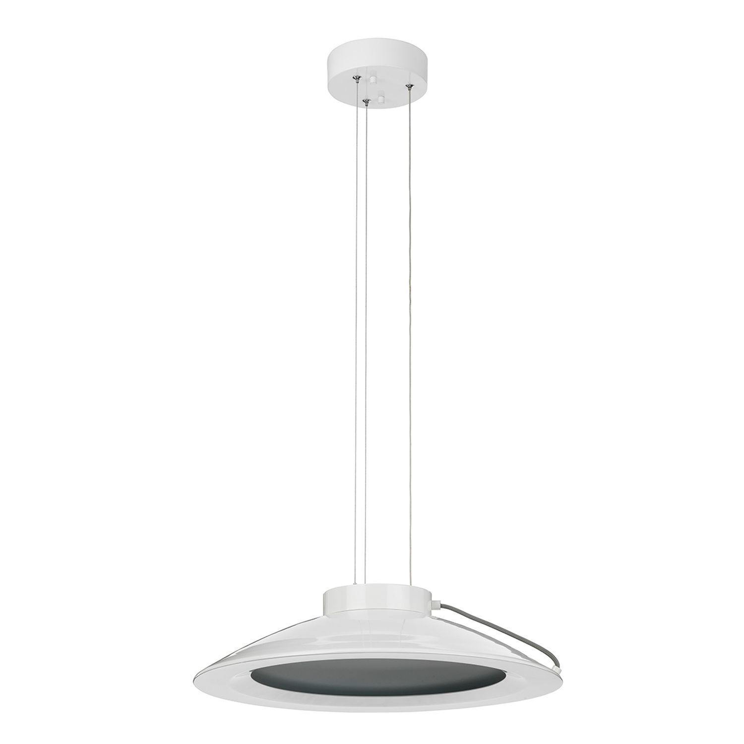 Lampe LED blanche suspendue KOPPLA Ø35cm Lampe rétro