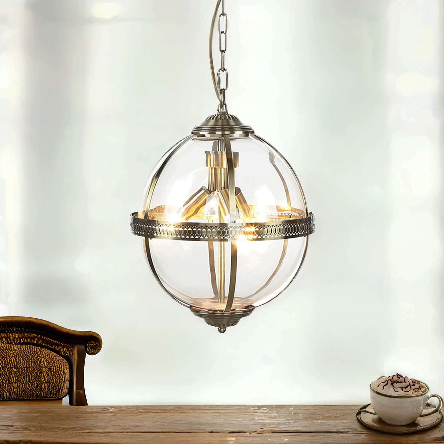 Leuchter, Lampe, Leuchte, Stuhl, Tasse