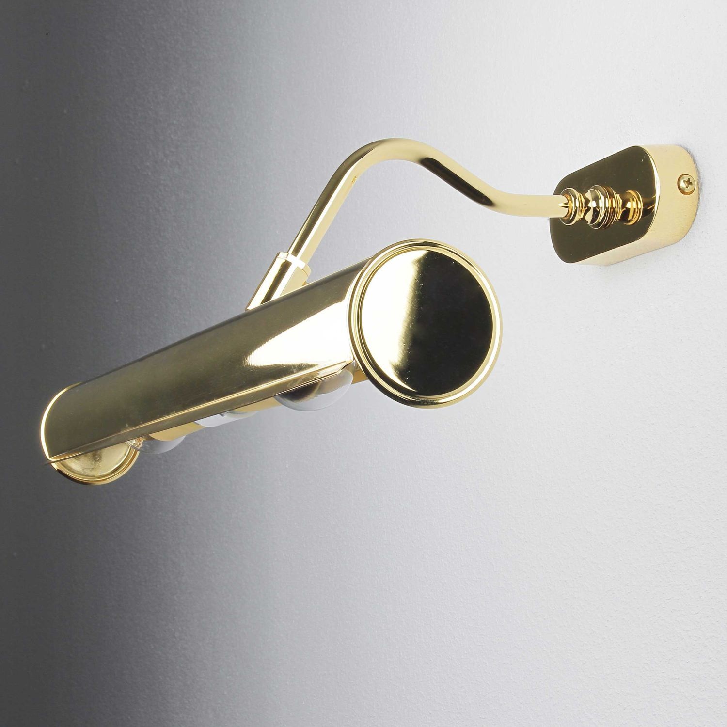 Lampe à tableau en laiton véritable doré 24 carats 40cm