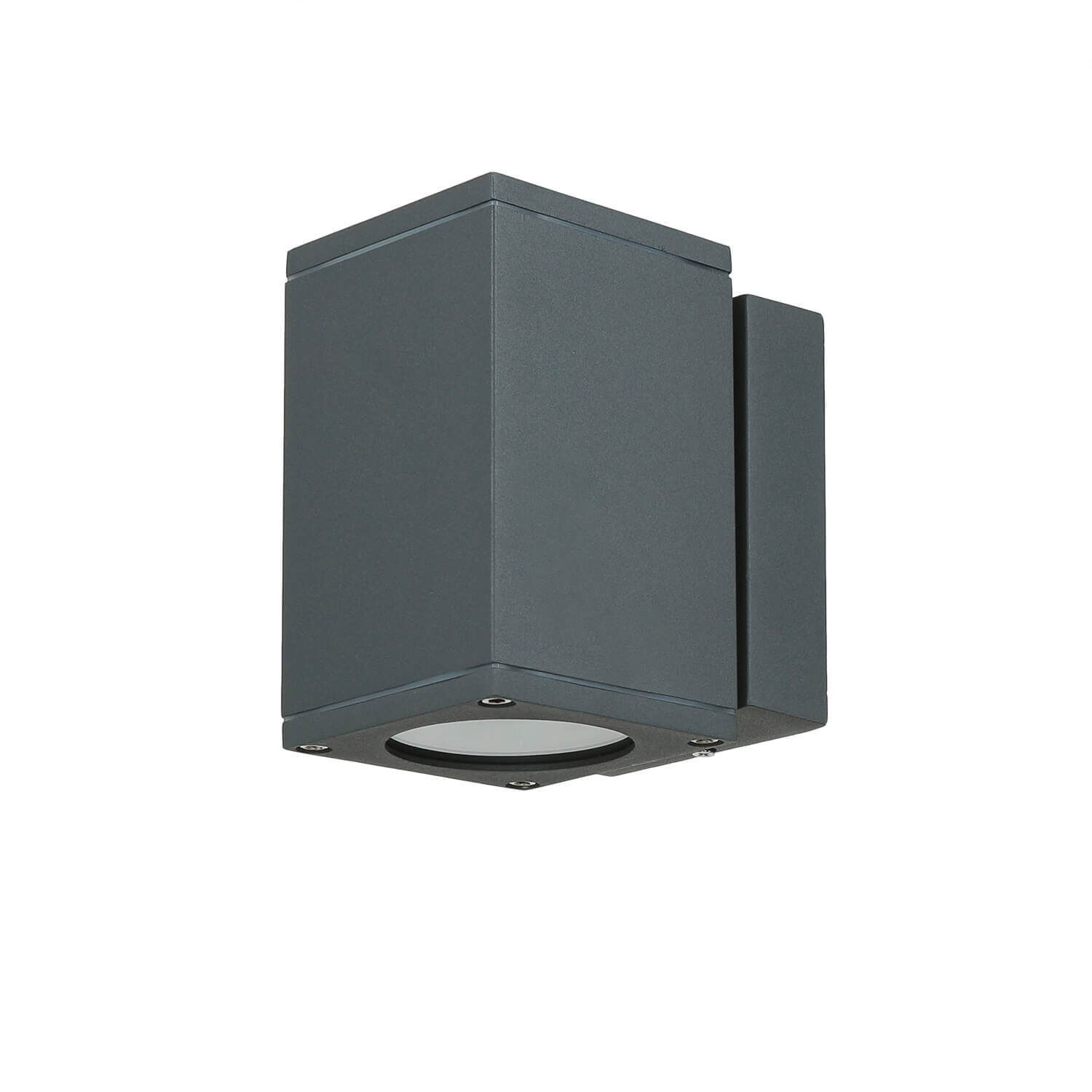 Luminaire extérieur anthracite aluminium carré IP54