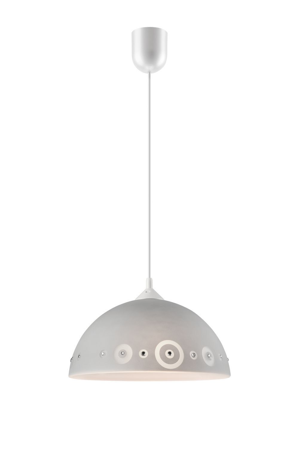 Suspension Couleur Lampe Gris Verre Table à manger ronde