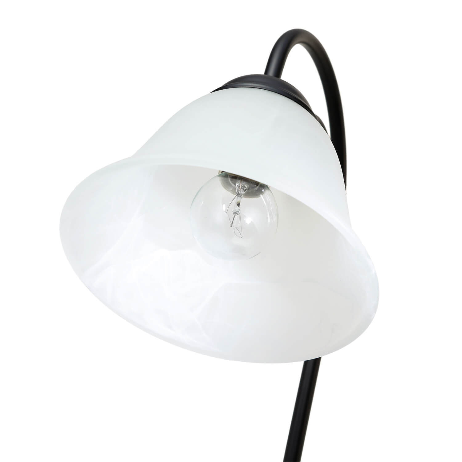 Lampe de table rustique noir albâtre H:43cm ATHEN