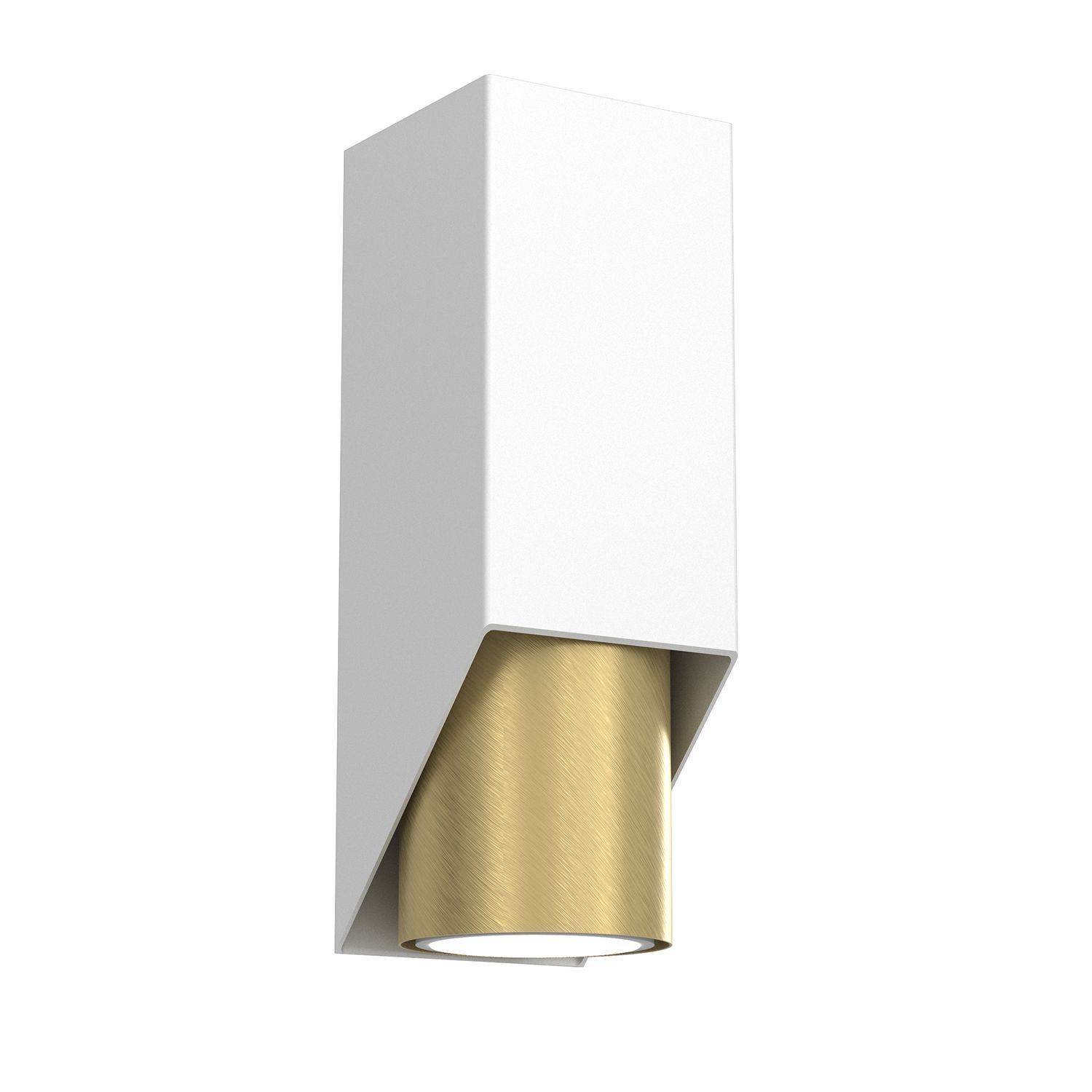 Applique Métal Blanc Laiton GU10 accentué avec style