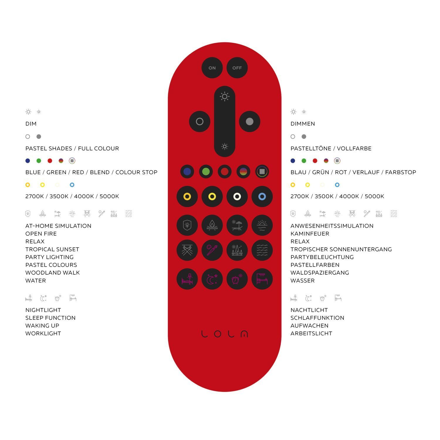 Plafonnier LED Lumière RGB Métal dimmable 2700-5000 K Elektronik, Fernsteuerung