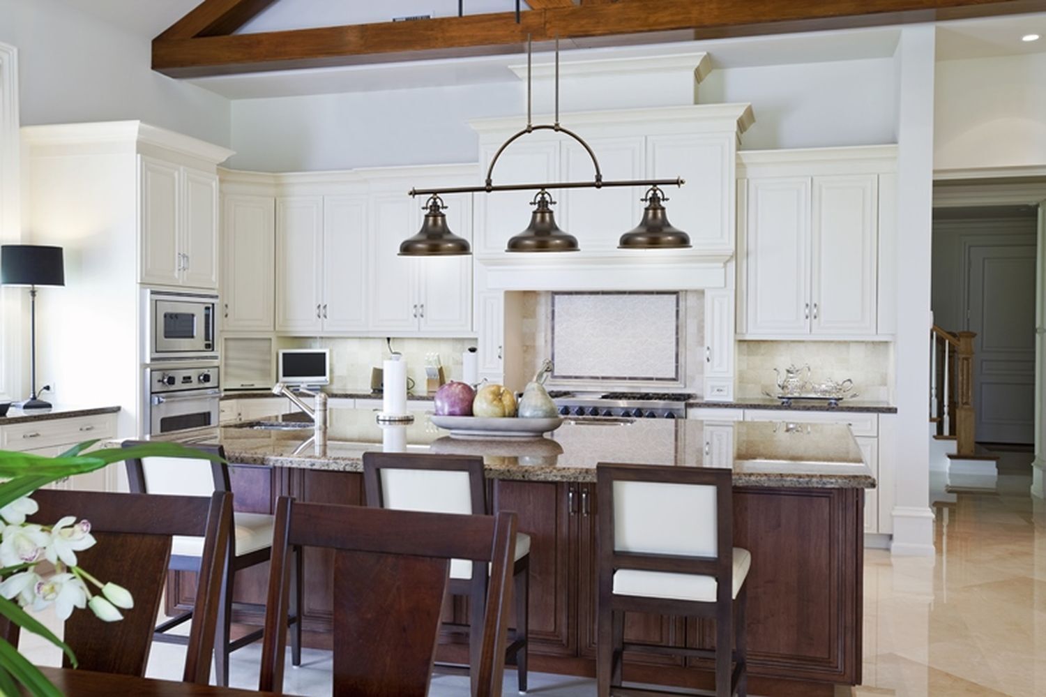 XXL Pendelleuchte RURAL in Bronze Lampe 3xE27 Drinnen, Küche, Innenarchitektur, Kücheninsel