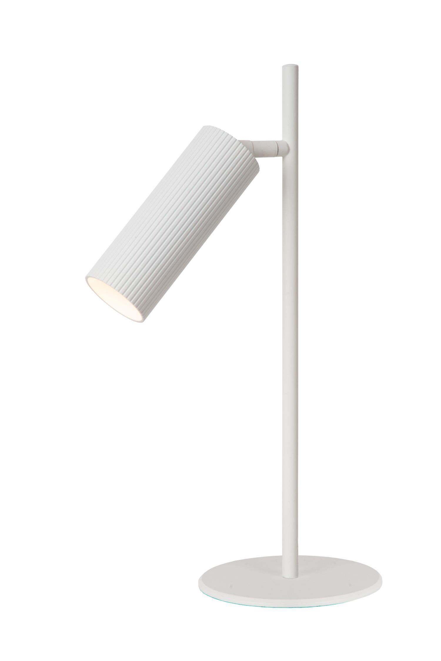 Tischlampe Aluminium Weiß flexibel GU10 H:42 cm