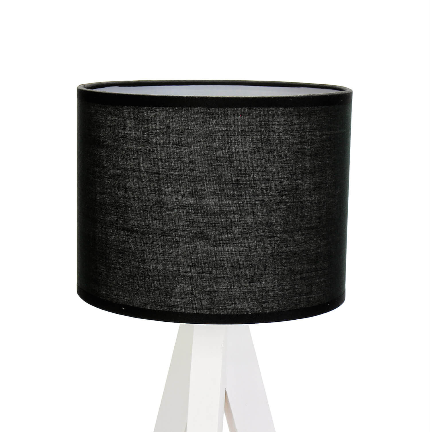 Lampe de table scandinave noir blanc tripode E14