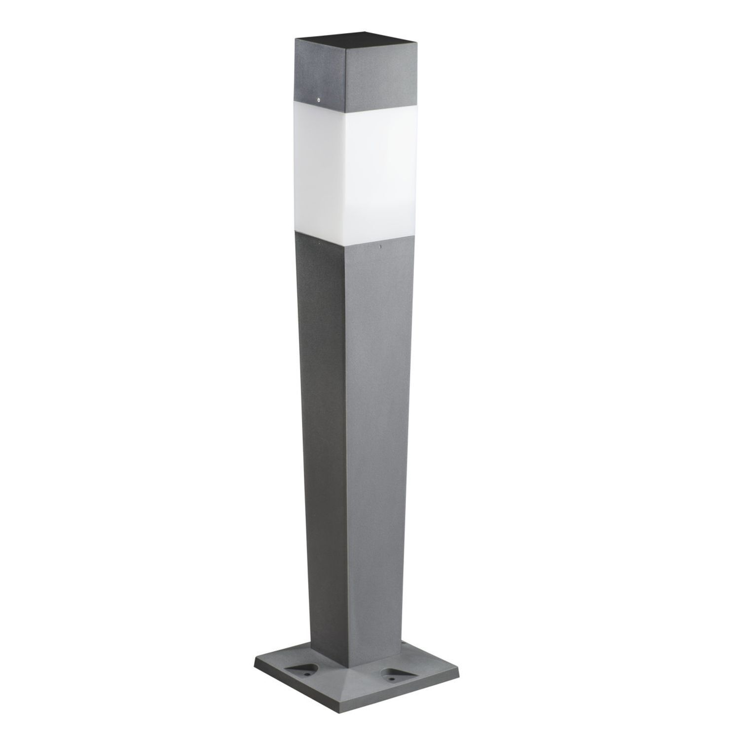 Lampadaire extérieur Moderne 107 cm Gris Blanc IP44 FLANNA