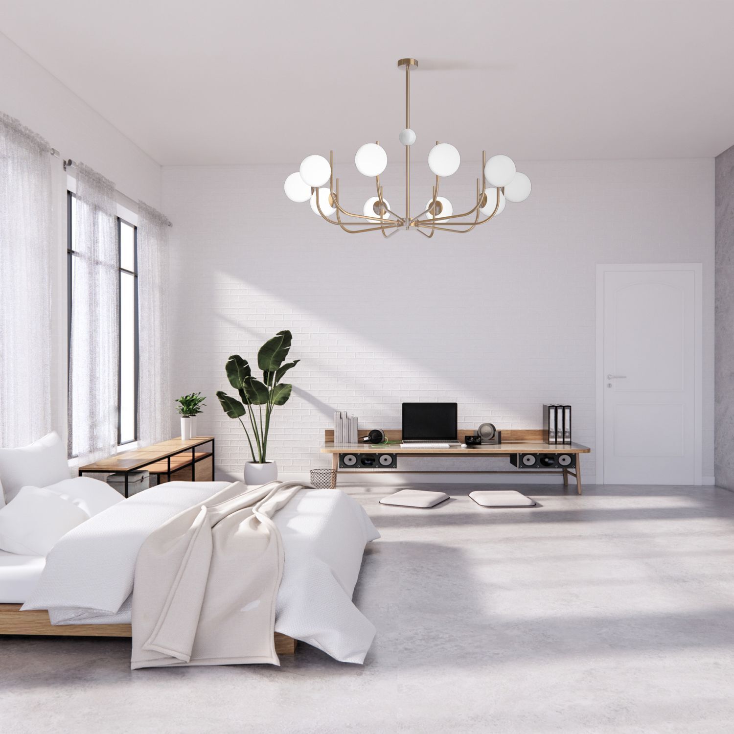 Dekoration für Zuhause, Pflanze, Mobiliar, Lampe, Kronleuchter