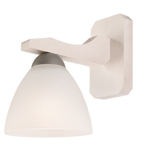 Applique BATORY Marron Bois Verre confortable Lampe