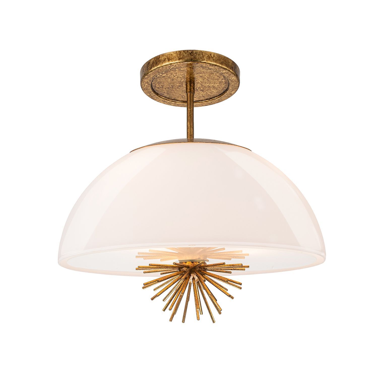 Suspension verre métal D : 45,7 cm rond 3x E14 réglable Lampe, Leuchte, Deckenleuchte, Deckenventilator, Elektrisches Gerät