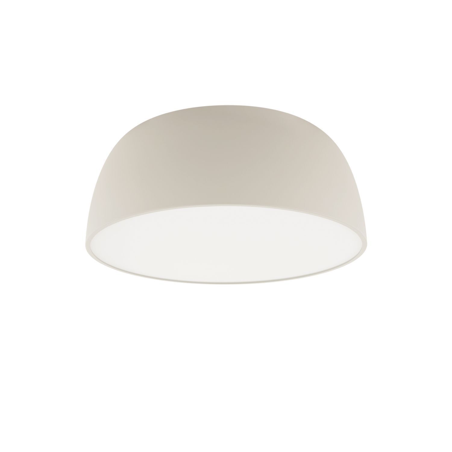 Plafonnier Métal Gris Confortable E27 Ø38 cm 3-flamme