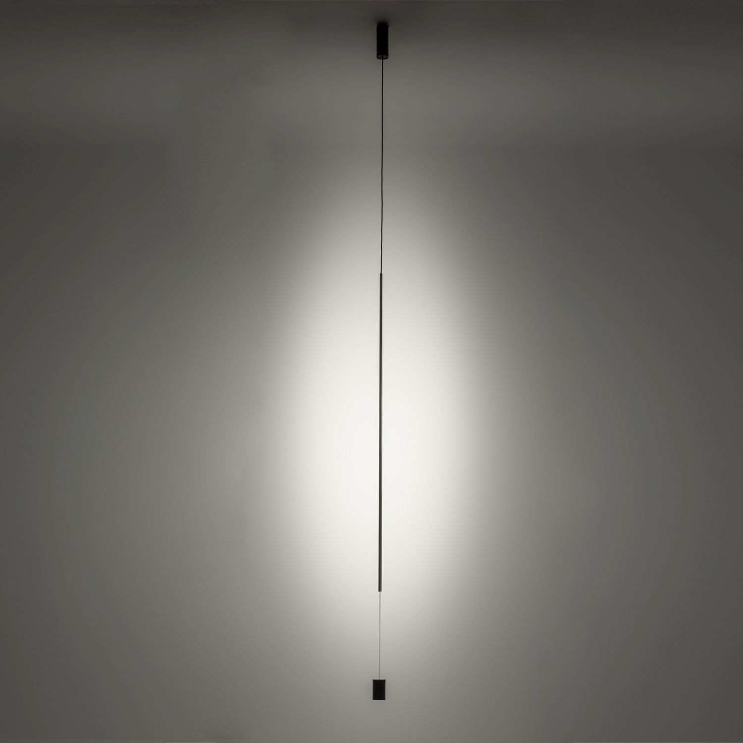 Suspension LED Noir Ø 5,5 cm Métal étroit