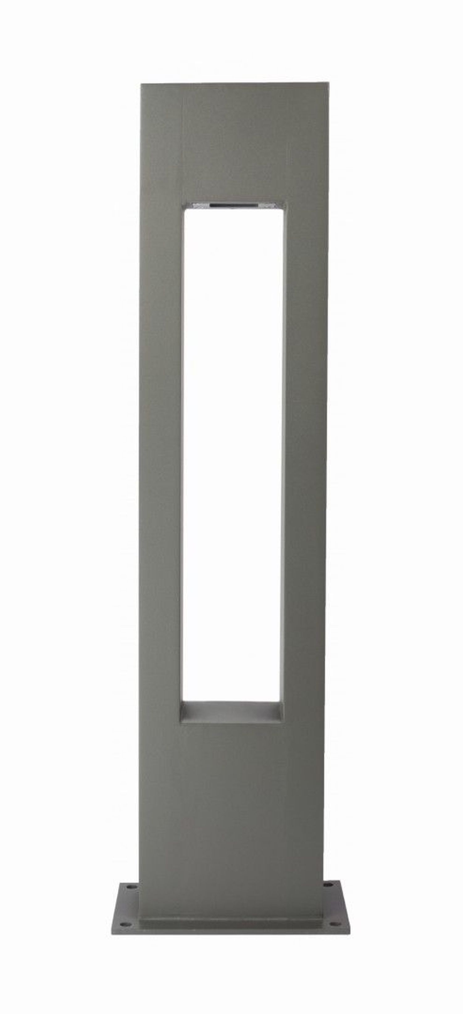 Lampadaire IP65 Aluminium Verre Gris 90 cm GU10 Extérieur