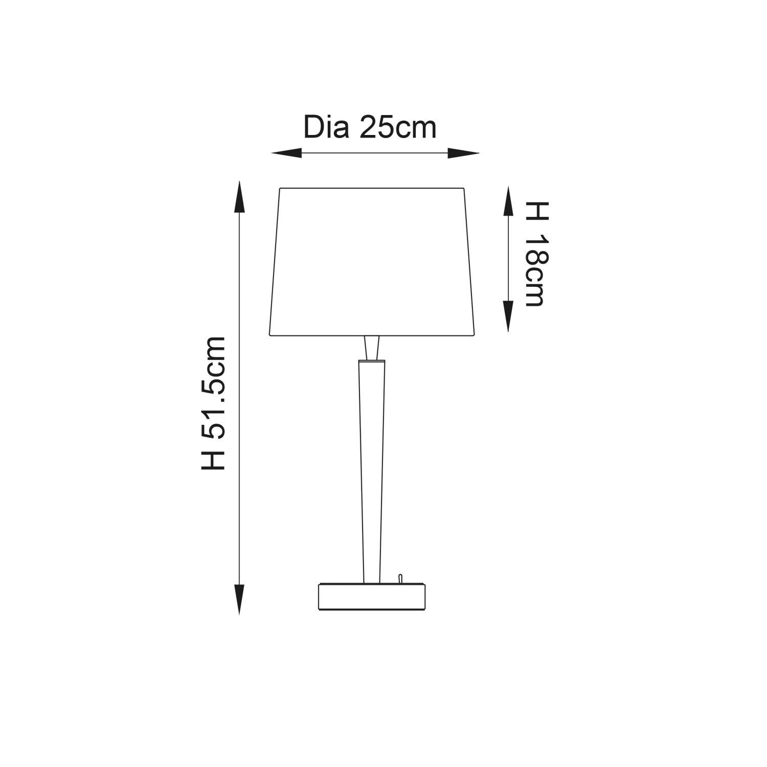 Lampe de table tissu métal 51,5 cm en nickel beige E14 FELIX