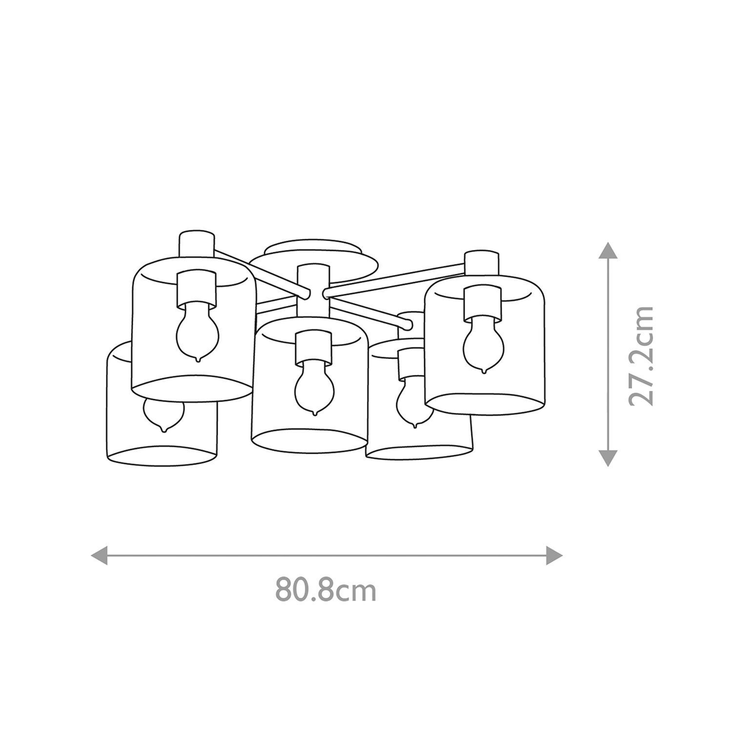 Deckenleuchte, Lichtlampe, Kronleuchter, Chandelier, Metalllampe