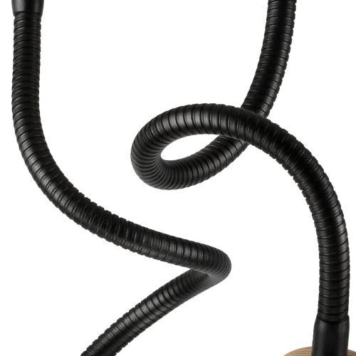 Plafonnier Noir Moderne Salon Bois Lampe