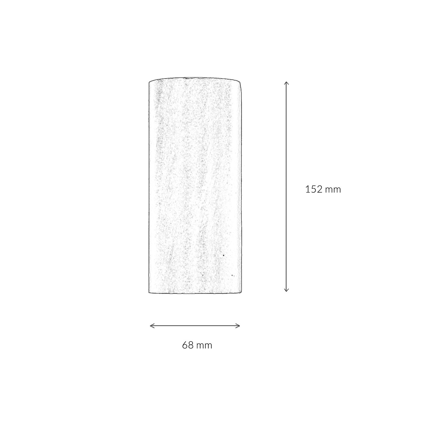 Applique design Spot Up Down Anthracite AALBORG Seite, Text