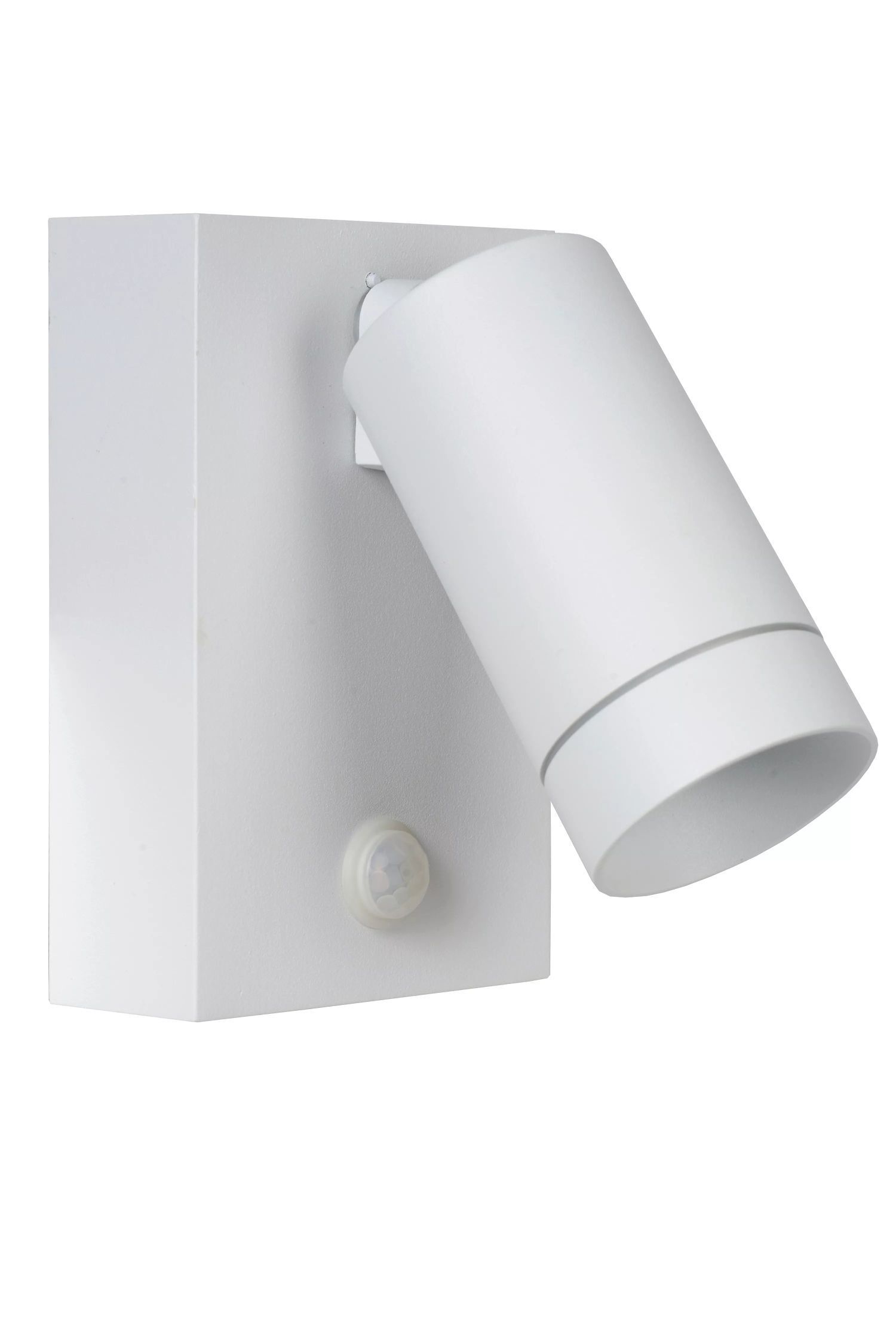 Spot mural détecteur de mouvement flexible Blanc GU10 H:15 cm