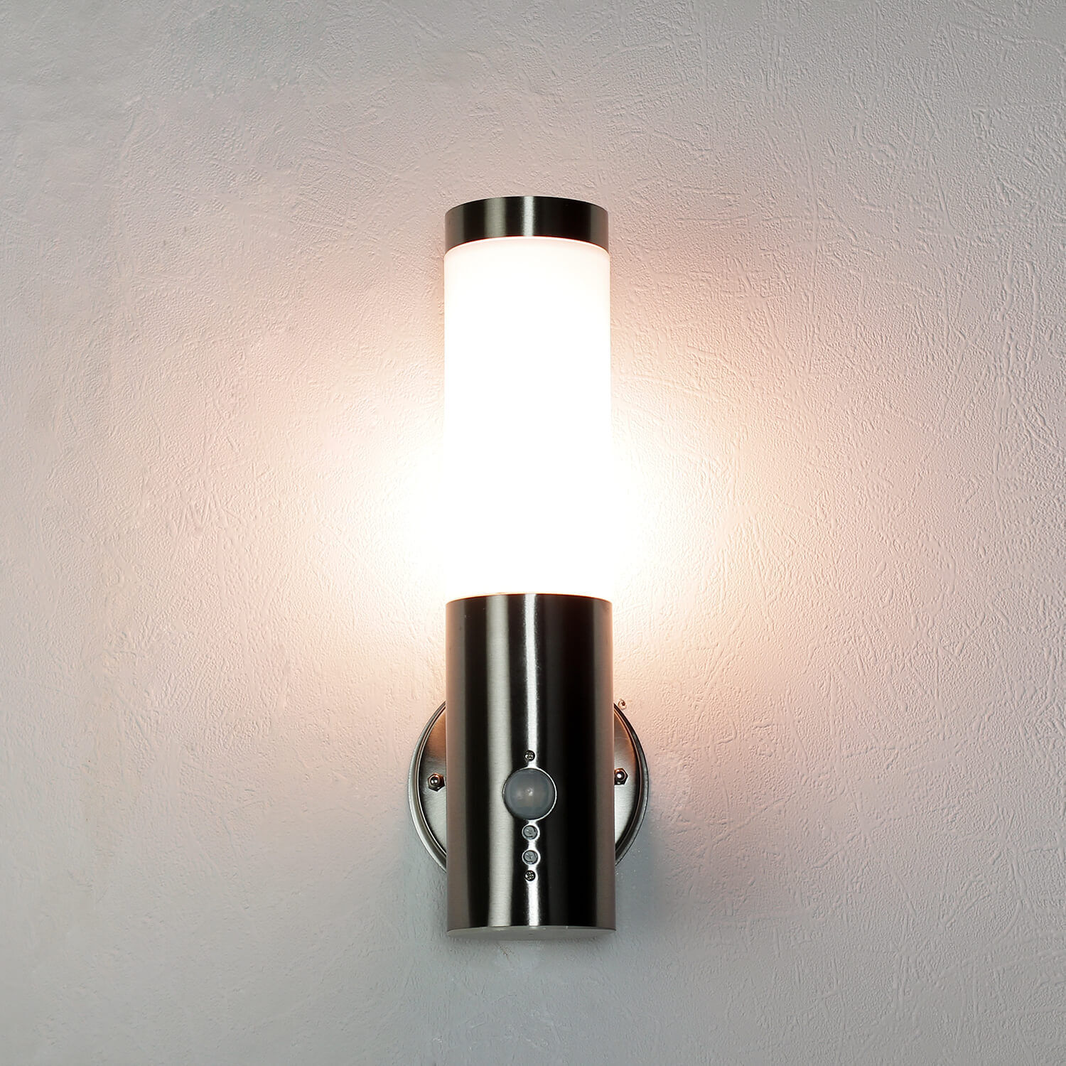 Lampe d'extérieur avec capteur de mouvement Acier inoxydable IP44 Leuchte, Deckenleuchte