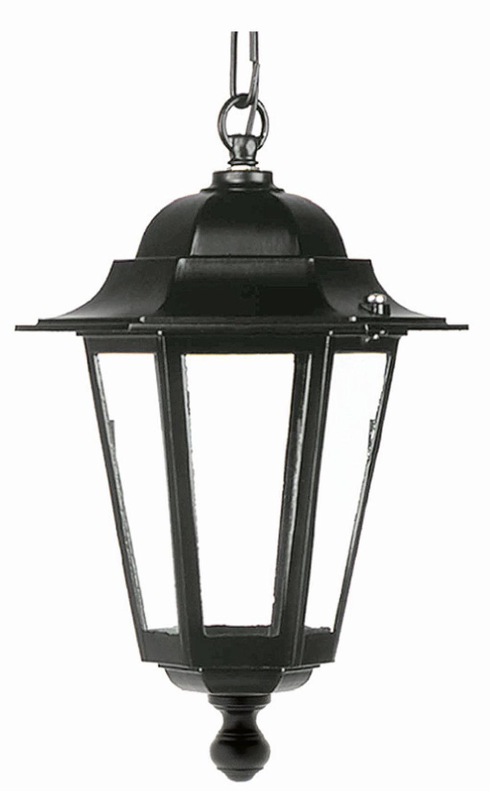 Lampe d'extérieur rustique HYSAIA noire IP44 E27 élégante