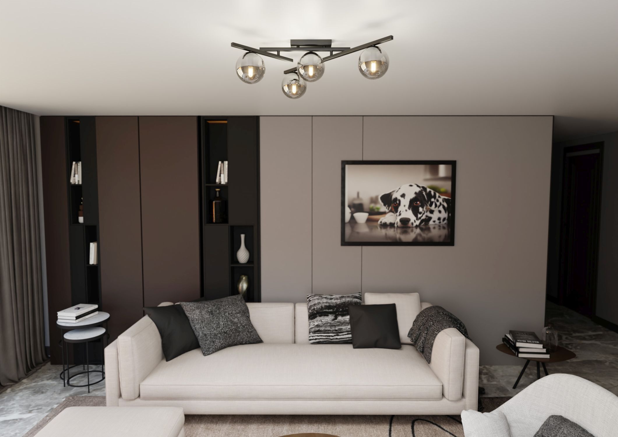 Dekoration für Zuhause, Innenarchitektur, Wohnzimmer, Kissen, Couch