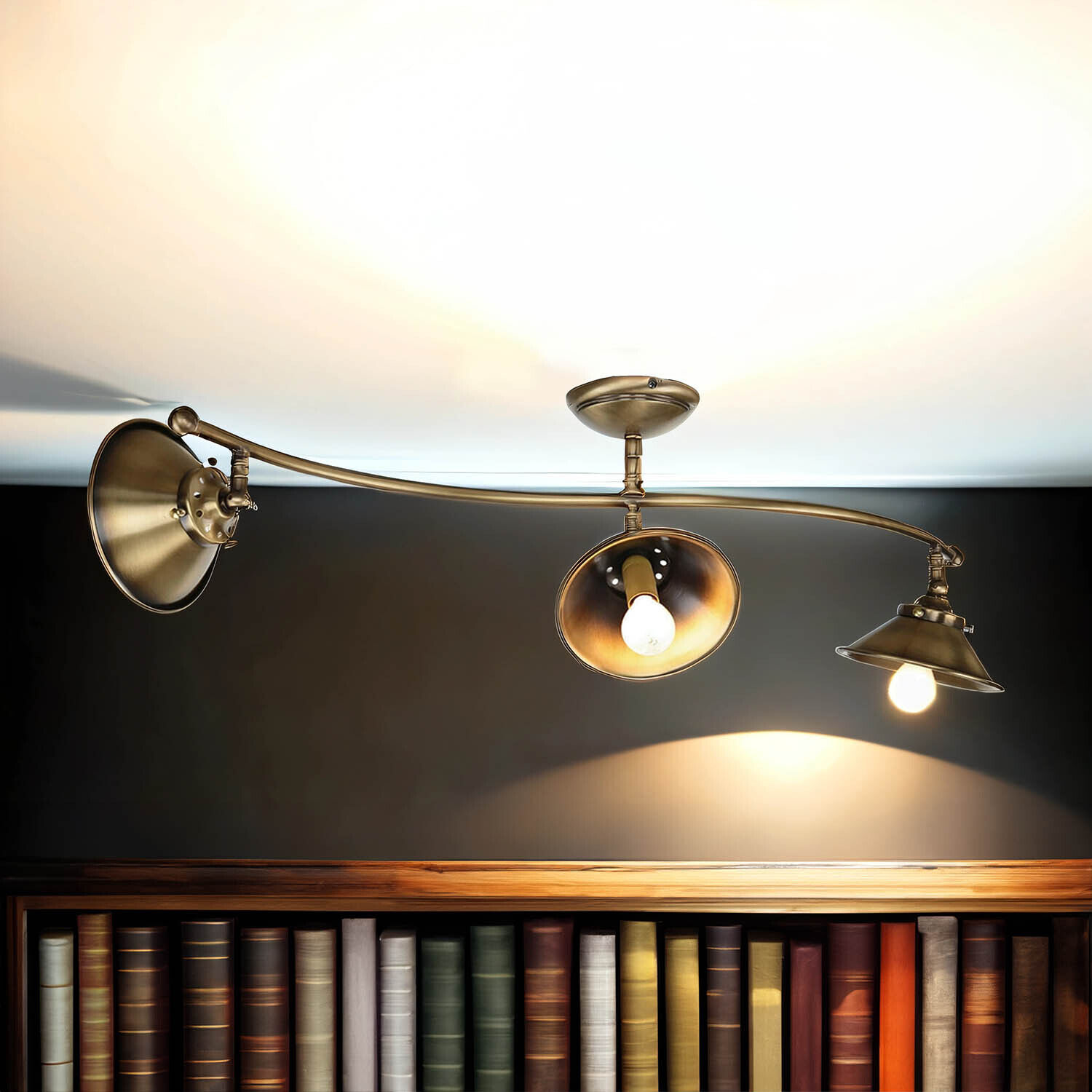 Premium Deckenleuchte Bronze Antik 3-flmg Leuchte, Deckenleuchte, Lampe