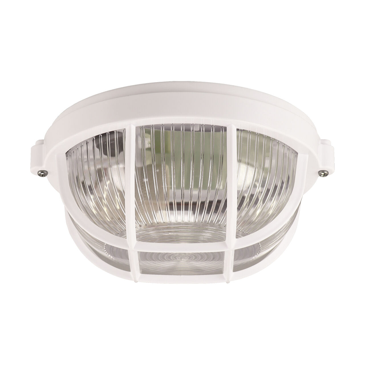 Lampe d'extérieur E27 Maritim ronde Ø 18 cm petite IP65 blanche