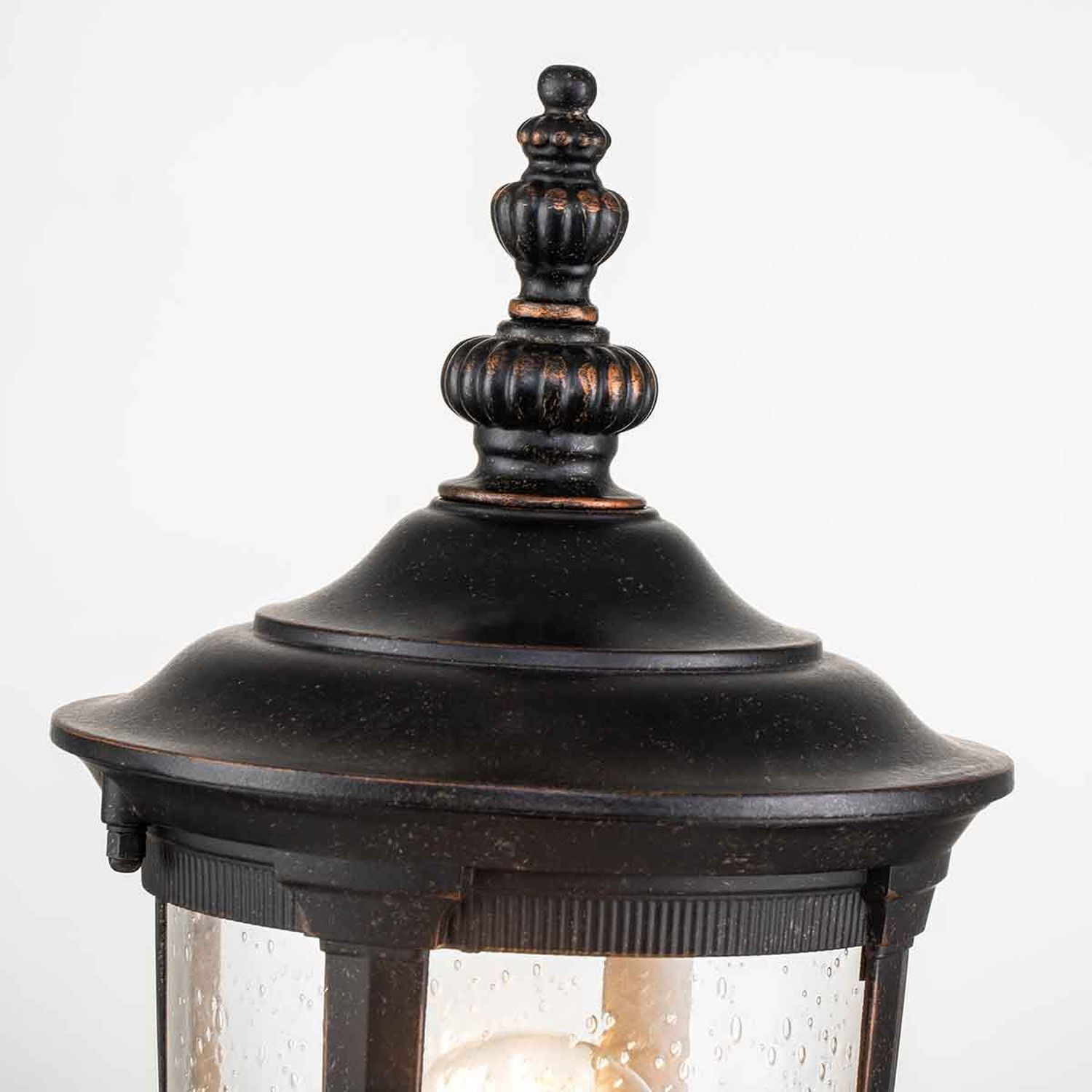 Lampe de socle jardin IP44 46,6 cm de haut Rustique en bronze