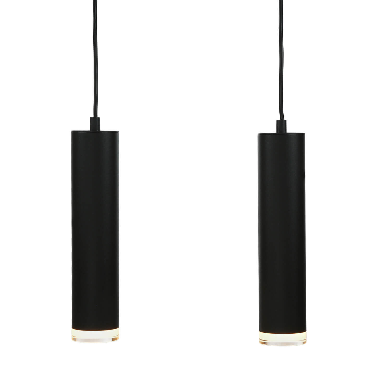Lampe à suspendre FAITH Noir Aluminium Moderne Table à manger