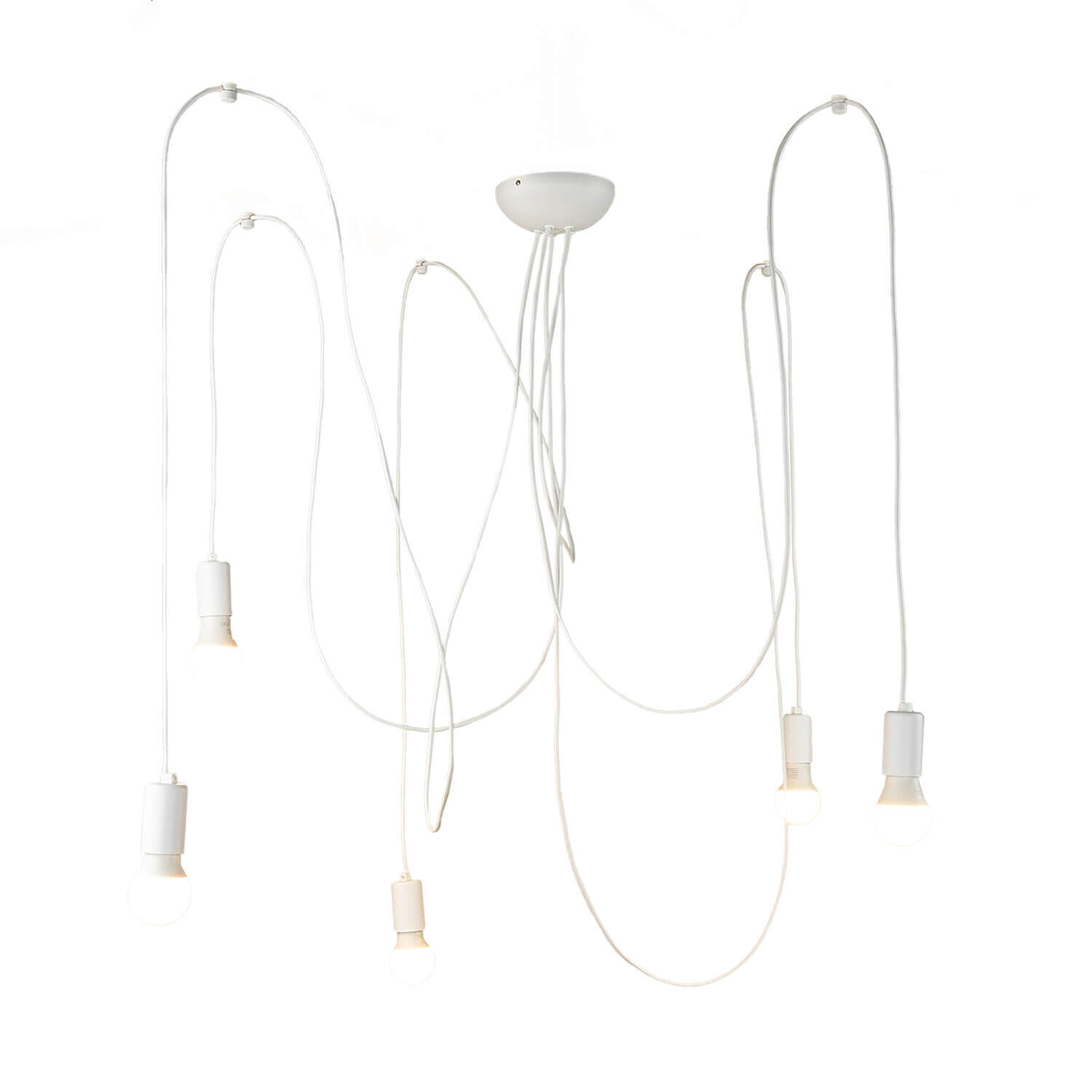 Suspension SPIDER en blanc 5-flmg