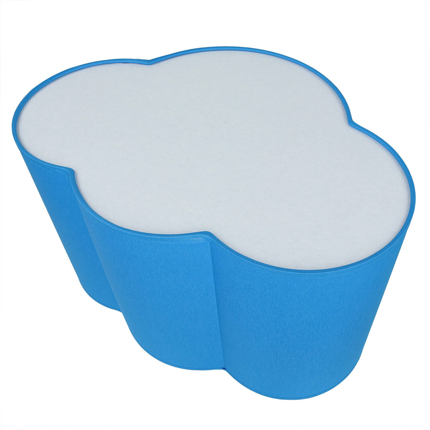 Lampe à suspendre Enfants Métal Tissu E27 Blanc Bleu Schaum, Papier, Windel