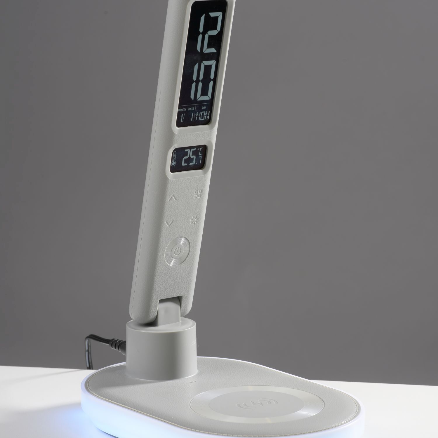 Lampe de bureau à LED Écran Variateur Chargeur 54 cm